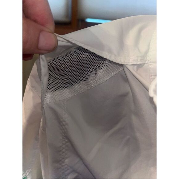 Nike Women's Windbreaker Zip Up Jacket Size XL White - Picture 8 of 9